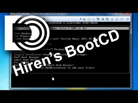 Windows Password Recovery with Hiren's BootCD