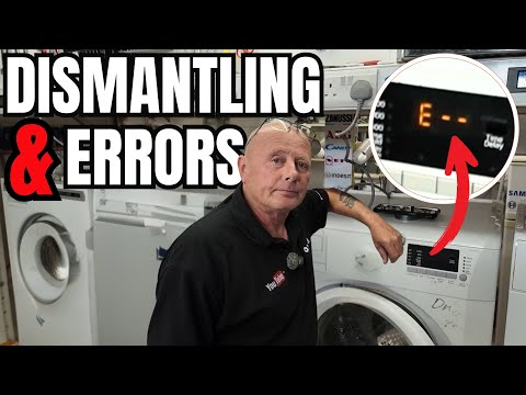 Beko Washing Machine's SECRET Diagnostic Mode: All ERROR Codes (E01-E18) & Full DISMANTLE