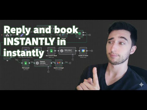 Use N8N to reply and book automatically inside instantly.ai