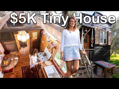 She Spent Only $5K Building Her DREAM Tiny House from Recycled Materials