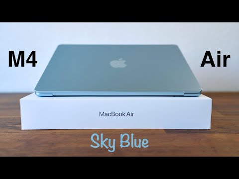M4 Macbook Air Sky Blue Unboxing