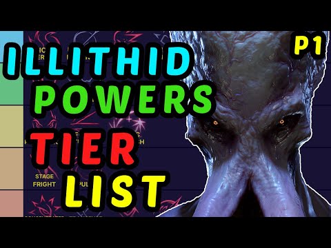 ILLITHID POWERS Tier List - It's TADPOLE TIME - BG3 Honour Mode Guide - Part 1