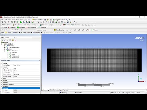 ANSYS Workbench Tutorial | 2D Geometry | Structural Mesh | ANSYS DesignModeler