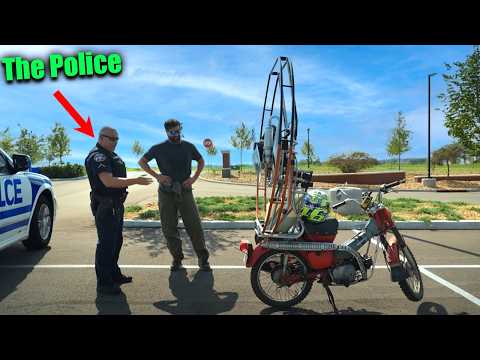 I Built an Paramotor powered motorcycle