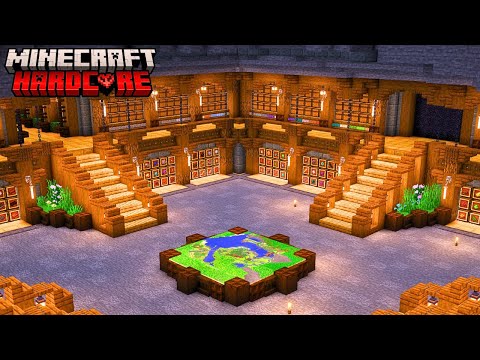 I Built the ULTIMATE Underground Base in REAL Hardcore Minecraft