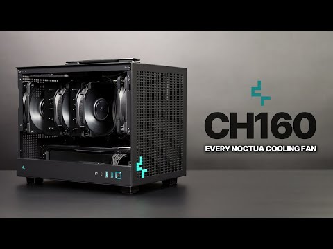 All Black SFF Gaming PC Build | DeepCool CH160 | Noctua NH-D12L chromax.black | Radeon 7900 XT