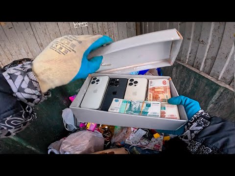 Как я зарабатываю лазая по мусоркам ? Dumpster Diving RUSSIA #117