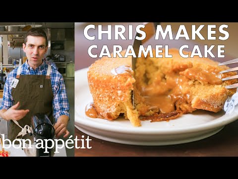 Chris Makes Molten Caramel Cake | From the Test Kitchen | Bon Appétit