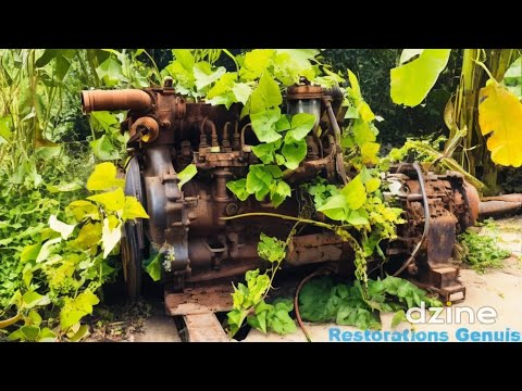 🔧 Hyundai engine abandoned on the side of the road after many years! Can it still be saved?