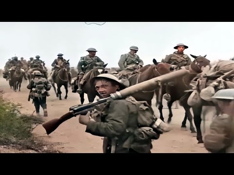 WW1 brought to life in color [60fps, Remastered] w/sound design added
