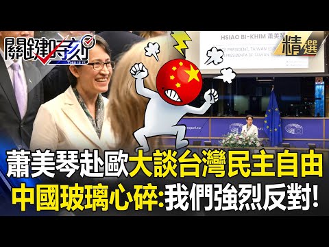 Vice President Hsiao Bi-khim visits Europe to strongly talk about Taiwan's democracy and freedom!