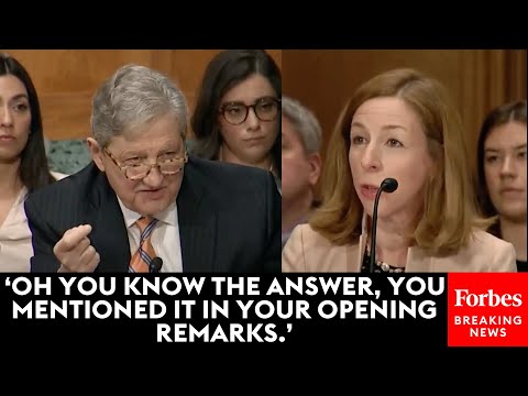 'You Won't Or You Can't?': John Kennedy Relentlessly Pushes Biden Admin Official For Answers