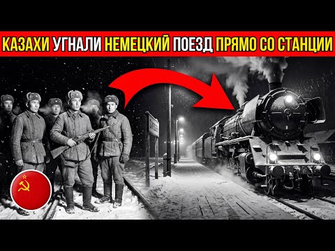 Как 13 Казахских партизан угнали немецкий эшелон прямо со станции При -35°C.