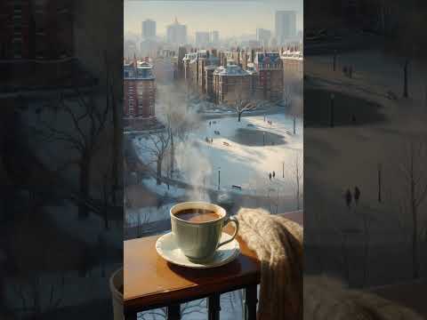 Cozy WInter Smooth Jazz ❄️ Warm Trumpet Jazz for Cafe & restaurant