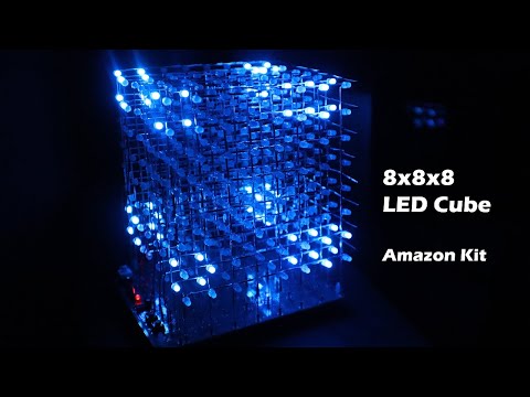 Building an 8x8x8 LED Cube from an Amazon Kit - Arduino Compatible