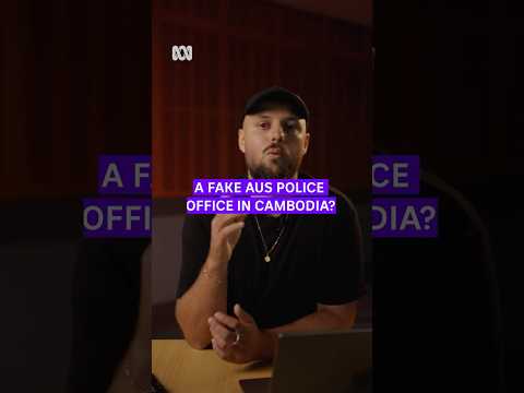 A fake Australian police office in Cambodia? #Scammers #AFP #ScamAlert #cambodia