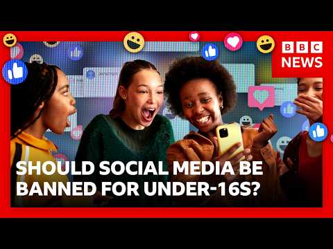 Live debate: Banning social media for teenagers - what do you think? | BBC News