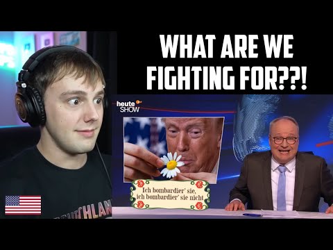 American Reacts to Heute Show - Trump ist lost im Iran