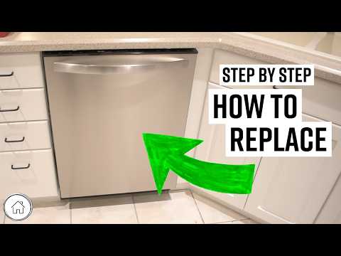 DIY replace or install dishwasher for beginners!