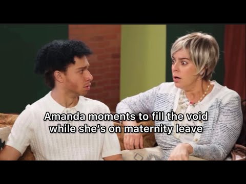 Amanda moments to fill the void while she's on maternity leave
