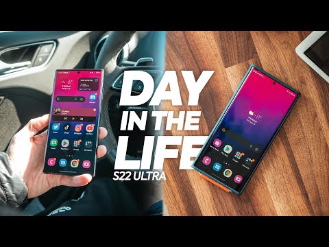 A Day In The Life with Samsung Galaxy S22 Ultra | From Apple Fan Boy (Battery & Camera Test)