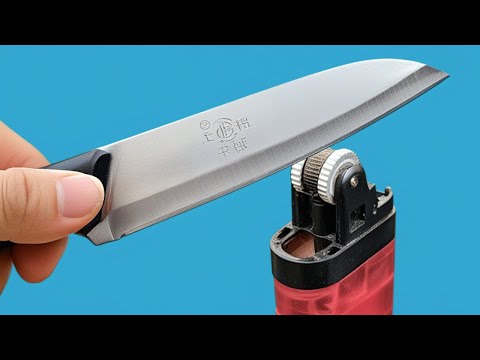 Razor Sharp Knives! DIY Knife Sharpener Every Home Needs