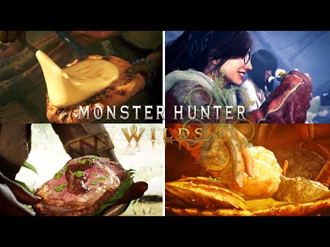 Monster Hunter Wilds - All Village Meal Scenes