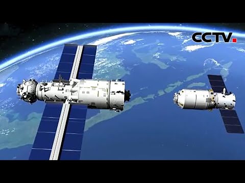 天舟二号与天和核心舱完成交会对接! 中国空间站货运飞船停靠核心舱特别节目 | CCTV中文国际