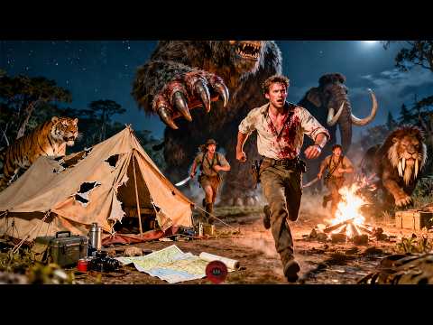 【Monster😈Movie】一脚踏进原始禁区！探险队被史前怪兽团团包围！#中国电影#悬疑 #movie #惊悚 #悬疑 #探险 #奇幻 #僵尸 #恐怖 #剧精彩