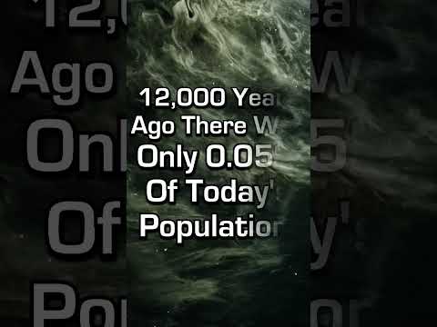 World Population 12,000 Years Ago  #populationgrowth #ancientmysteries