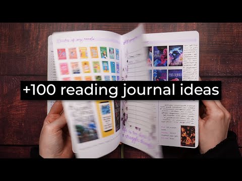 Reading journal ideas MARATHON 💜 +100 ideas for your journal
