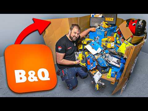 I Bought a B&Q Power Tool Returns Pallet for £1000!
