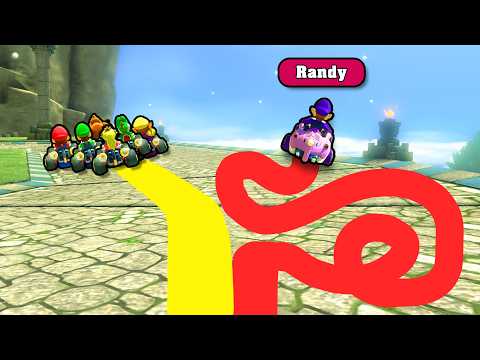 Can you WIN a Mario Kart race with RANDOM inputs?