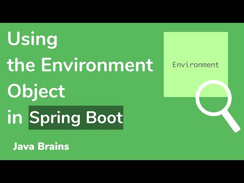 Using Environment object -  Microservice configuration with Spring Boot [09]