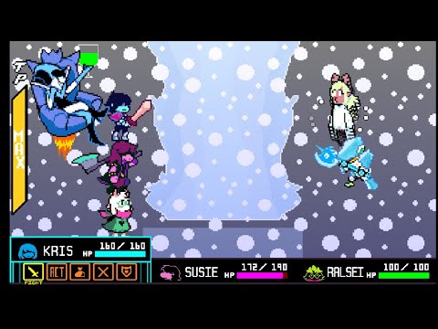 Deltarune Frozen Heart - Noelle Fight