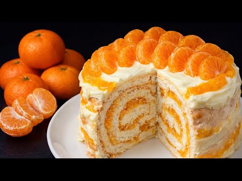 🍊 Mandarinen-Baiser-Dessert mit Sahne – Gäste waren begeistert & wollten sofort das Rezept!