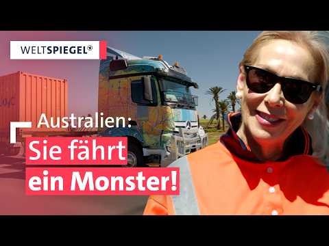 XXL-Truck, 3 Anhänger und mehr als 100 Tonnen Ladung – und eine Frau fährt | Weltspiegel