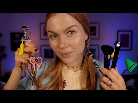 Fastest ASMR 9 Roleplays Haircuts, Dentist, Cranial Nerve Exam, Haircut, Makeup, Skincare & More ...