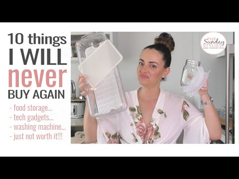 10 THINGS I WILL NEVER BUY AGAIN || THE SUNDAY STYLIST