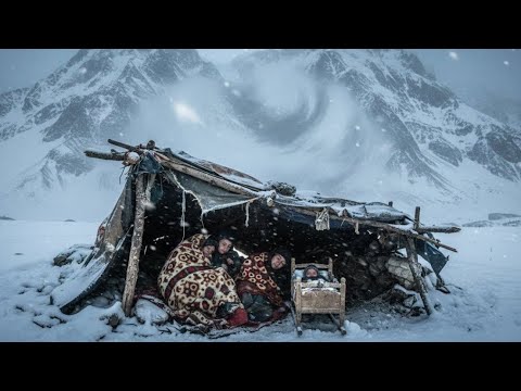 This Is Living Naturally In A Freezing Mountain Village|| Snowfall Daily Survival Life |Documentary 