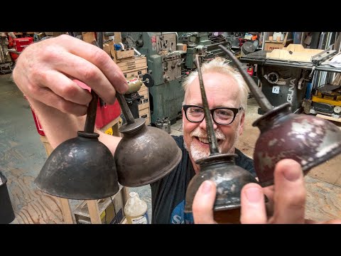 Why Adam Savage Loves Vintage Finger Oil Cans!