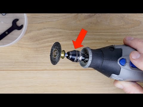 Change Dremel accessories as quickly as with the 4200! Fits 4000, 3000, 8200, etc. // GERMAN