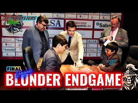 Blunder Endgame!!! Wesley So Vs Praggnanandhaa || Final League - Leon Master Chess