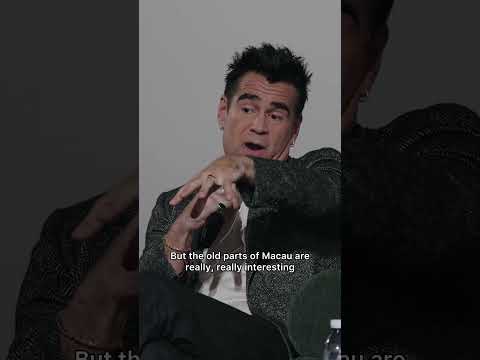 #ColinFarrell on filming in Macau