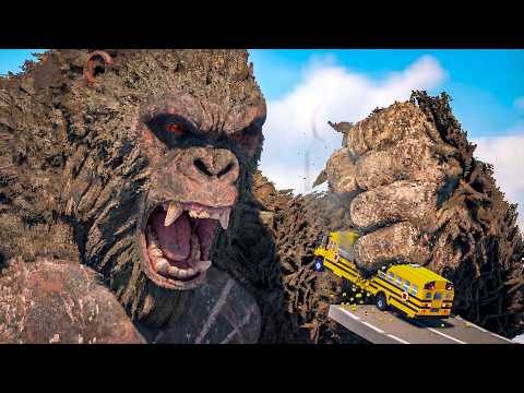 Cars vs King Kong vs Godzilla | Teardown