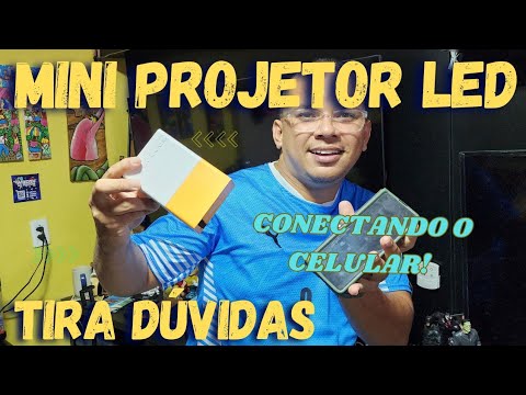 📺 Mini Projetor LED Portátil: Como Configurar e Conectar Dispositivos