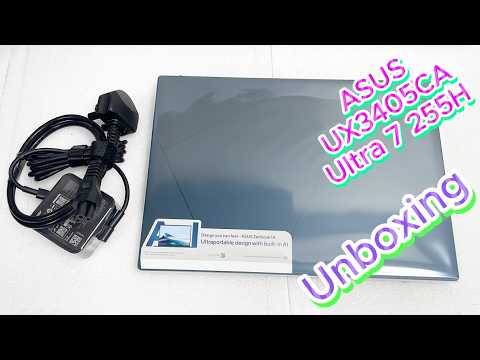 ASUS UX3405CA Ultra 7 255H Unboxing | Asus ZenBook Windows 11 install without microsoft account