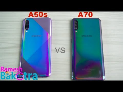 Samsung Galaxy A50s vs Galaxy A70 SpeedTest and Camera Comparison