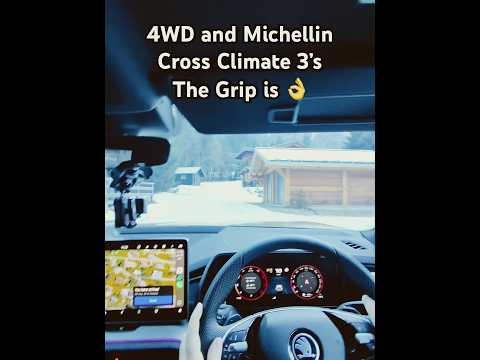 😱Wow! The Grip this has! #drivenbylee #car #snow