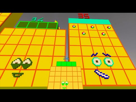 New Numberblocks 34 and 35 Learn to Count 1 to 35 Math for Kids Minecraft Cartoons NUMBERBLOCKS